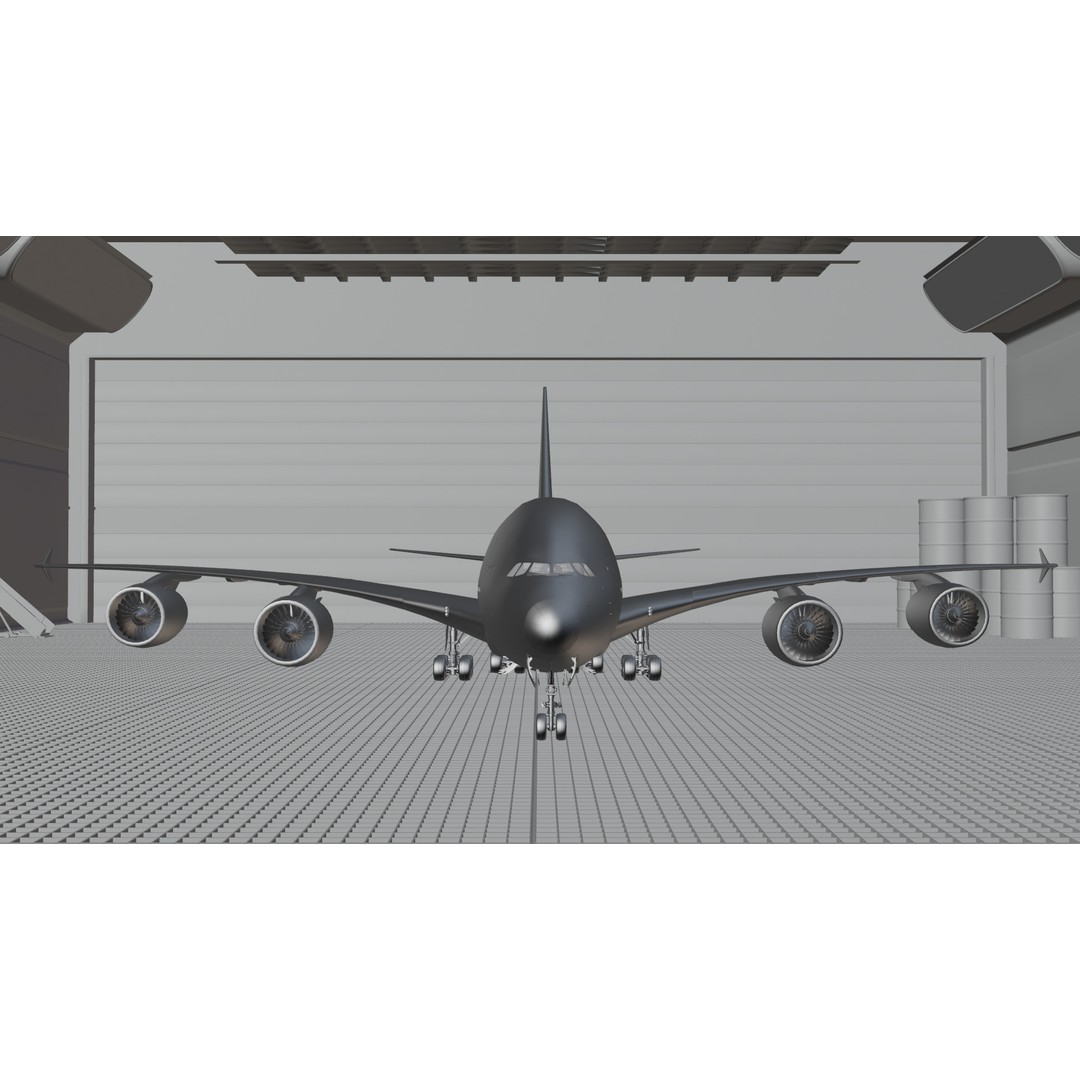 Airbus A380 3D Model – Ultra Realistic Aircraft with Full Interior - View 35