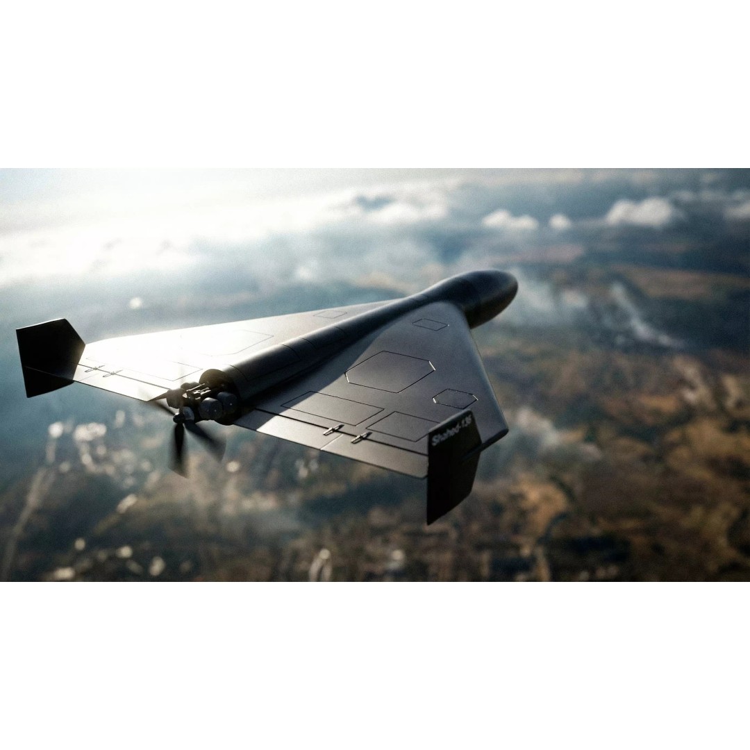 Shahed-136 Drone 3D Model – Low Poly Game Ready Asset, FBX, OBJ - View 4