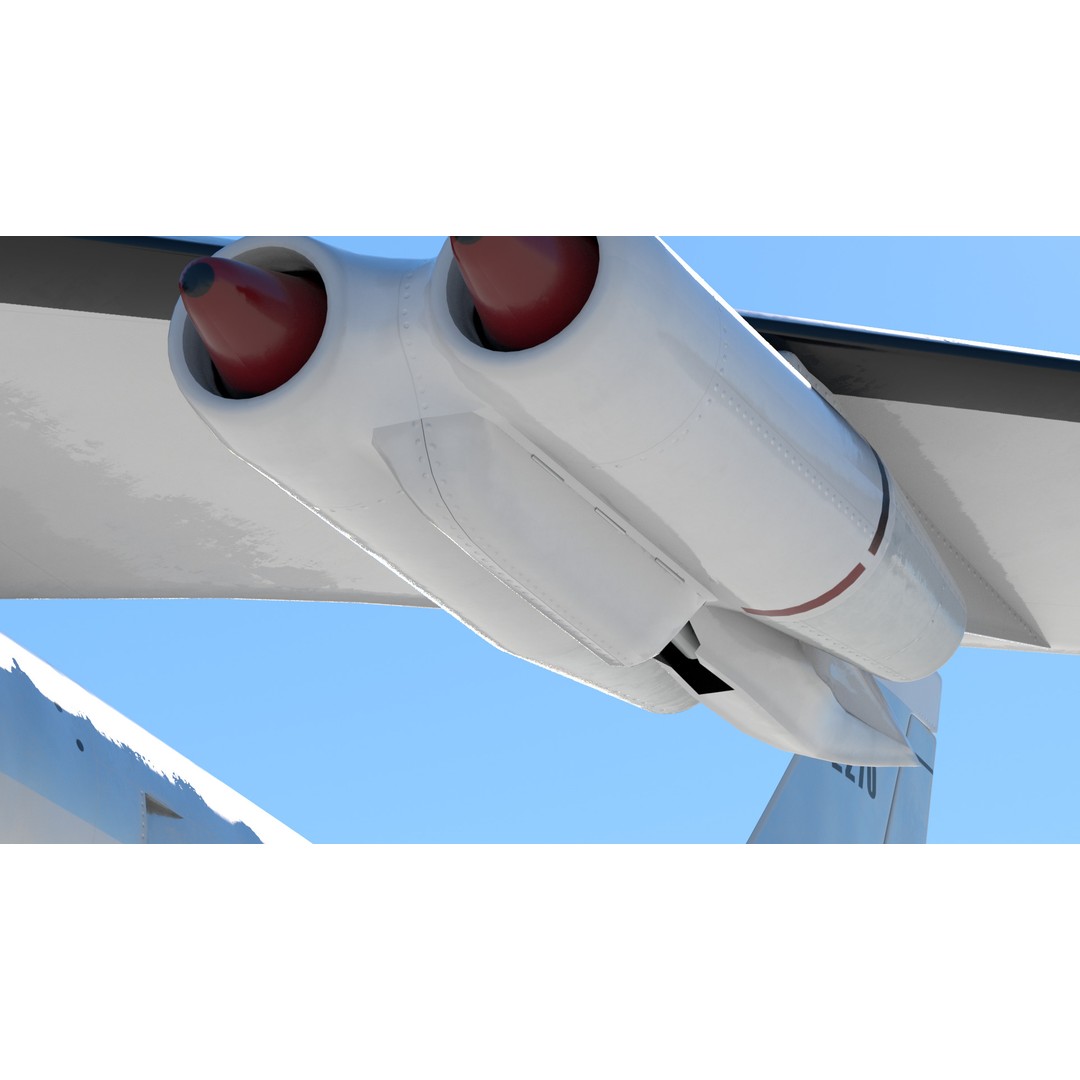 B-47E Stratojet 3D Model – High Poly Military Aircraft, FBX - View 18