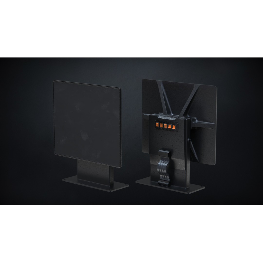 Sci-Fi Cockpit Instruments 3D Model – Hard Surface Geometry, FBX, Blender - View 28
