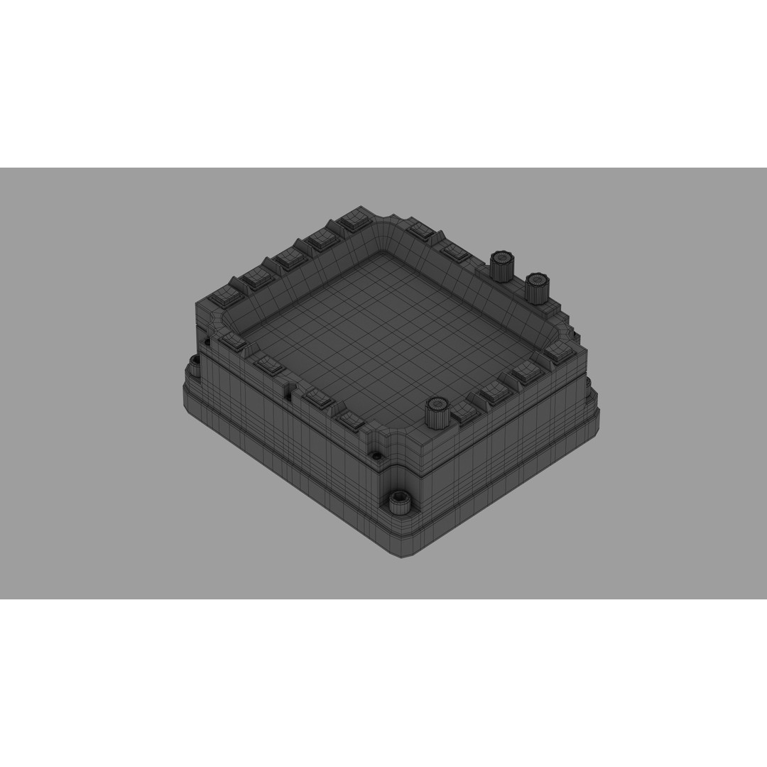 Sci-Fi Cockpit Instruments 3D Model – Hard Surface Geometry, FBX, Blender - View 35