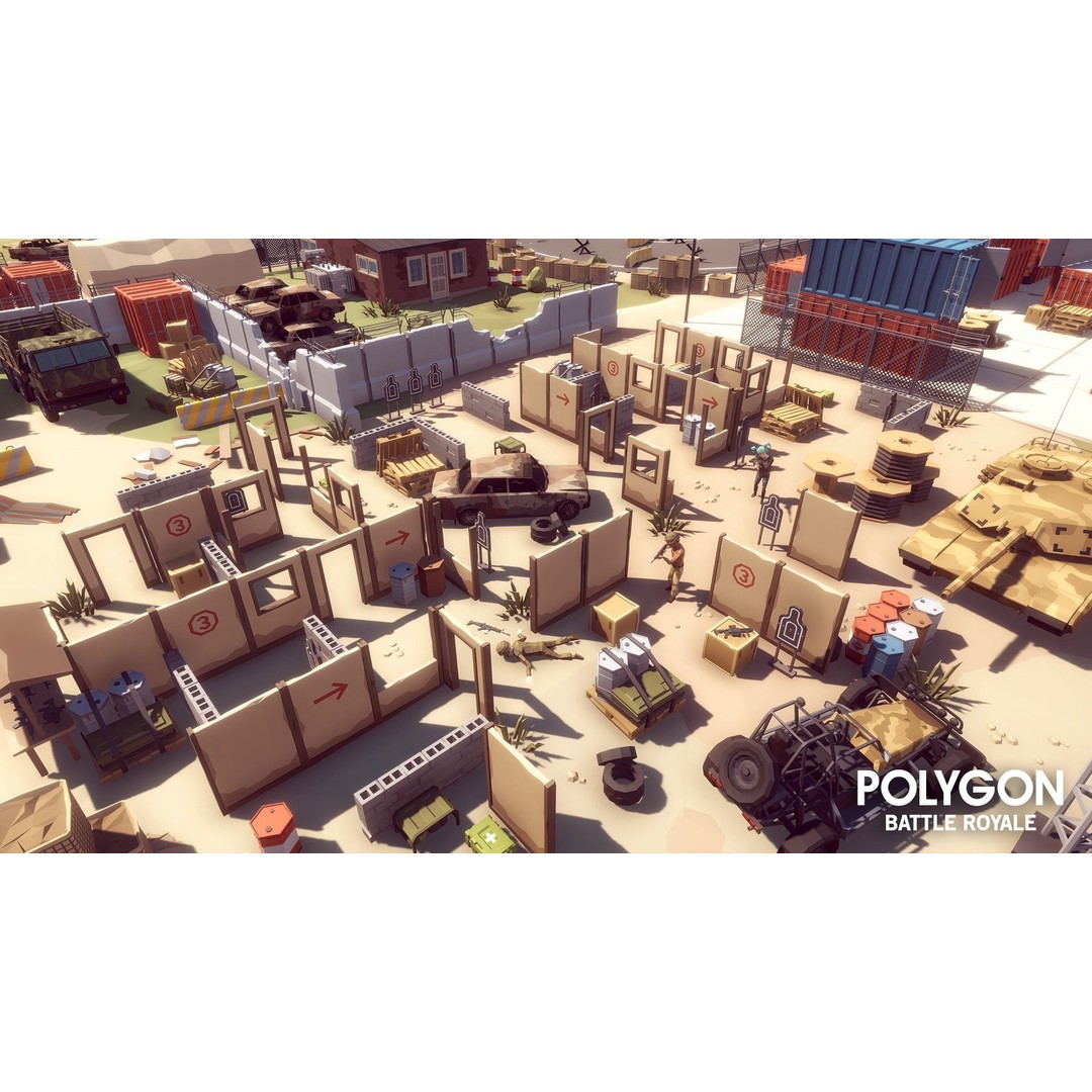 Battle Royale 3D Model – Low Poly Game Asset Pack, FBX, PBR - View 10