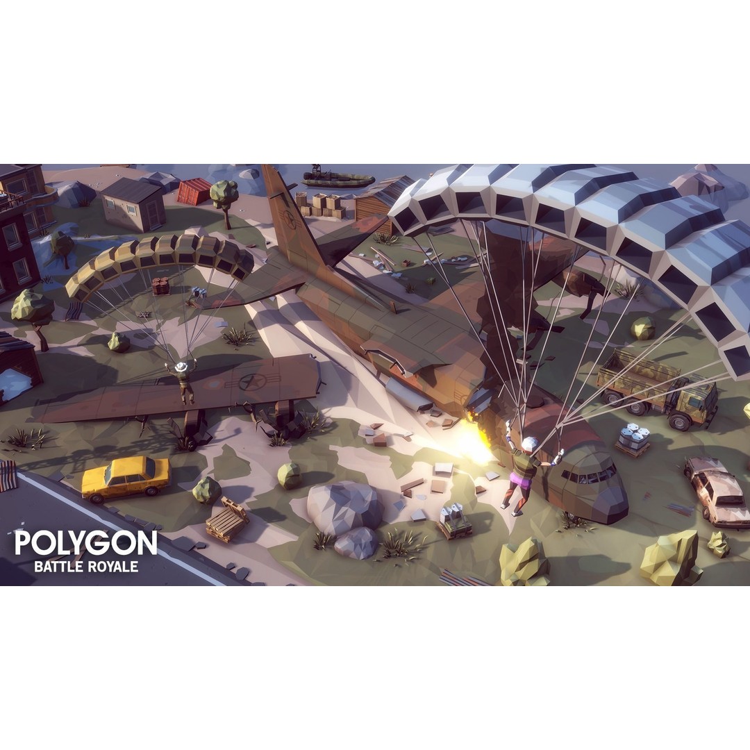 Battle Royale 3D Model – Low Poly Game Asset Pack, FBX, PBR - View 11