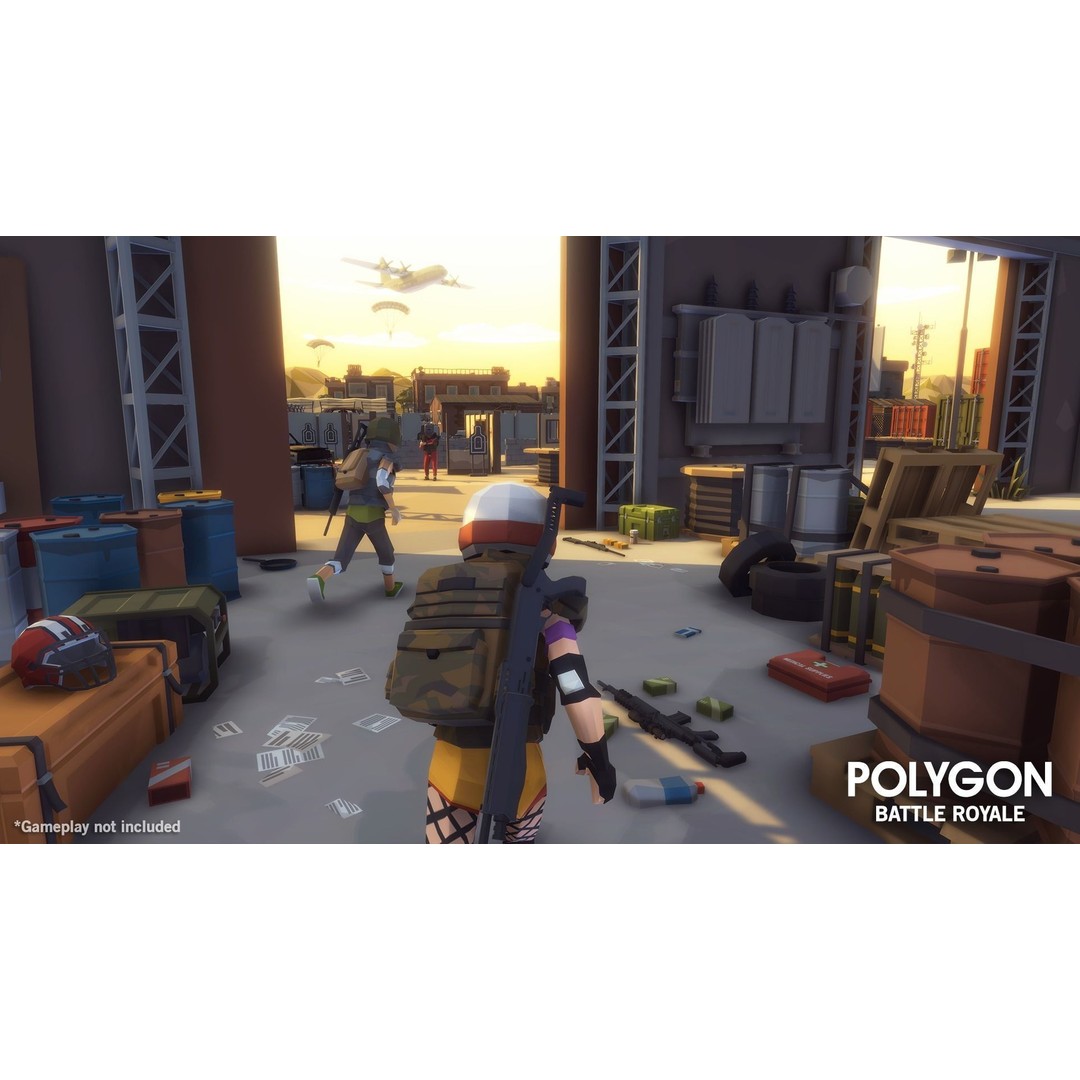 Battle Royale 3D Model – Low Poly Game Asset Pack, FBX, PBR - View 6