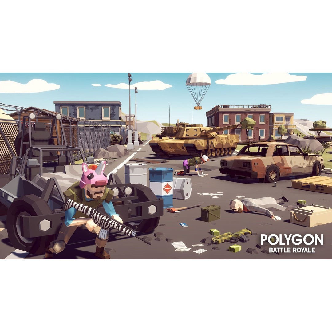 Battle Royale 3D Model – Low Poly Game Asset Pack, FBX, PBR - View 9