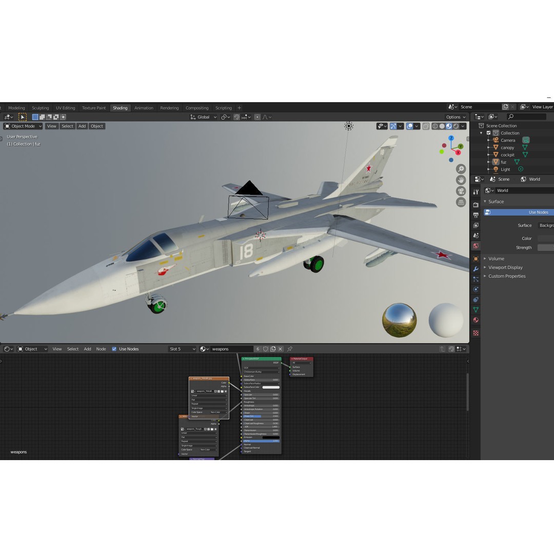 Su-24 3D Model – Military Bomber, PBR Textures, FBX Format - View 23