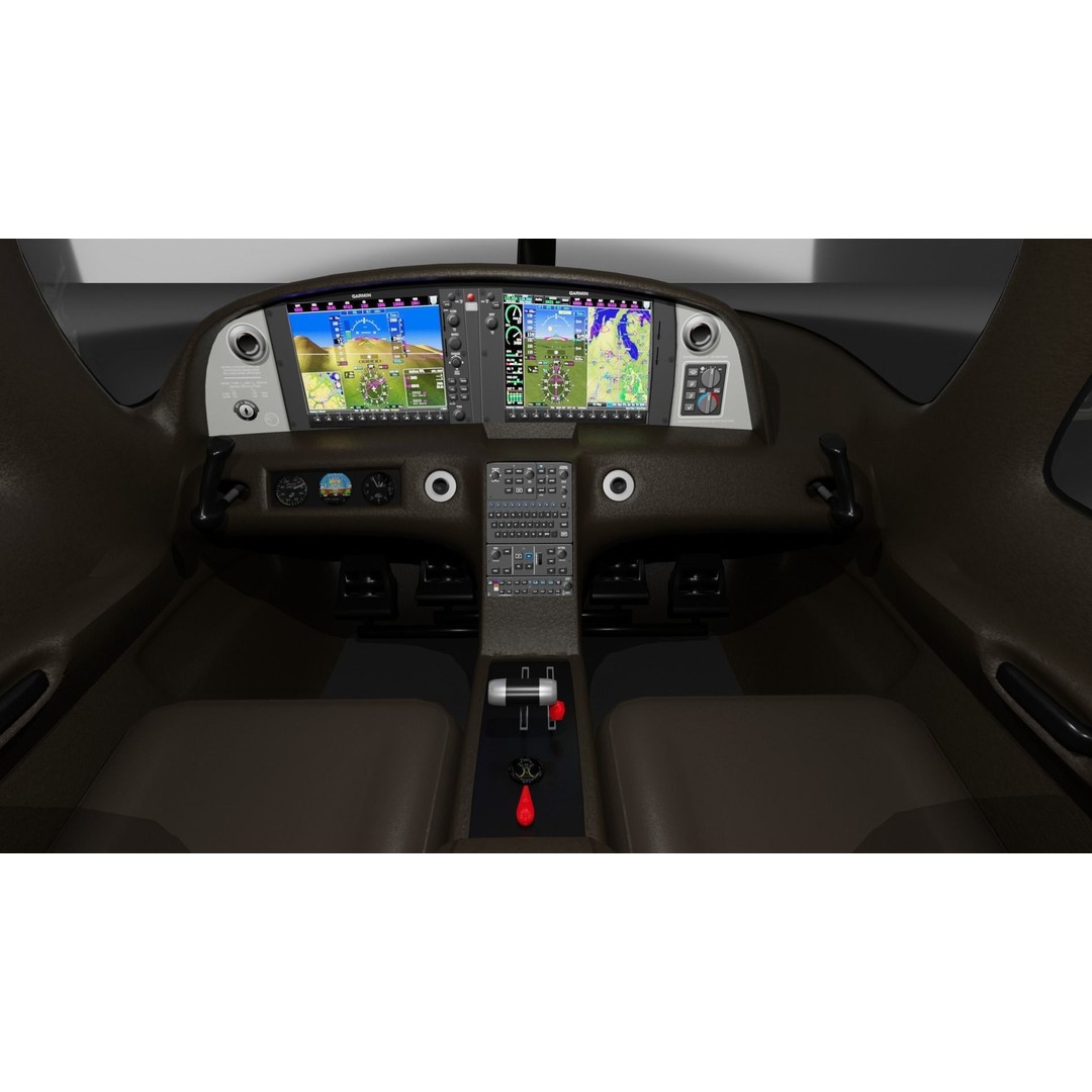Light Aircraft 3D Model – High Detail Pack with PBR Textures, FBX, OBJ, Blender - View 9