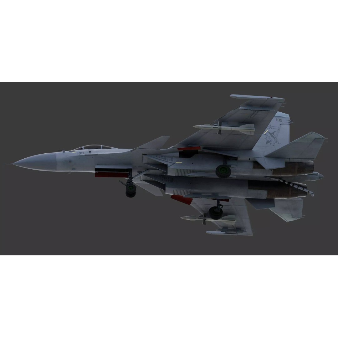 Shenyang J-15 Feisha 3D Model – PBR Aircraft Asset, FBX, Blender