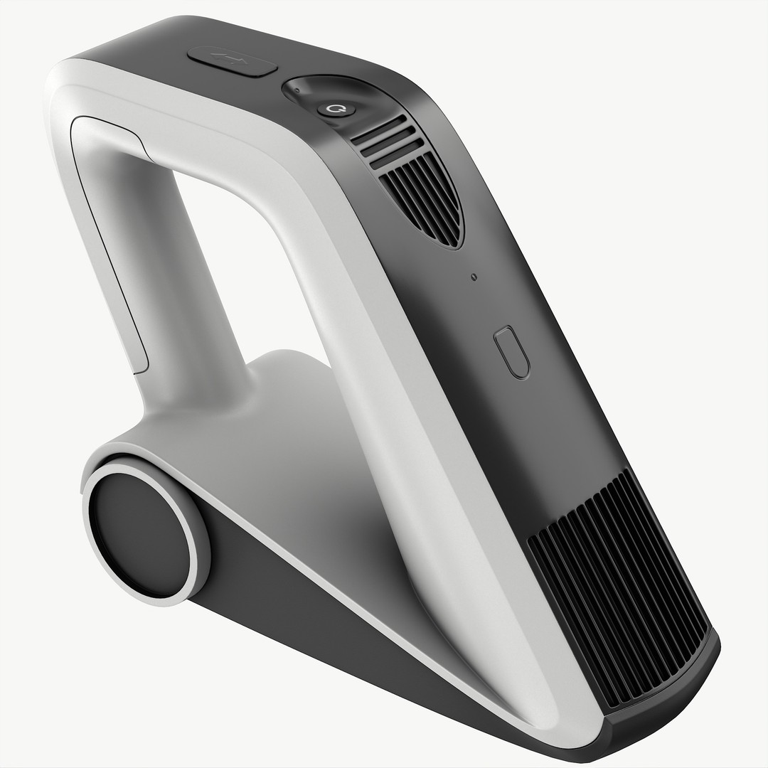 Handheld Vacuum Cleaner 3D Model – Photorealistic PBR Asset, FBX - View 3