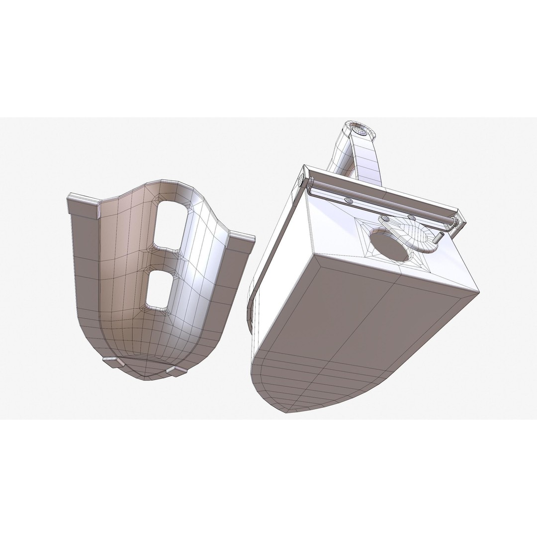 Charcoal Clothes Iron 3D Model – Vintage Low Poly PBR Asset for Games - View 47