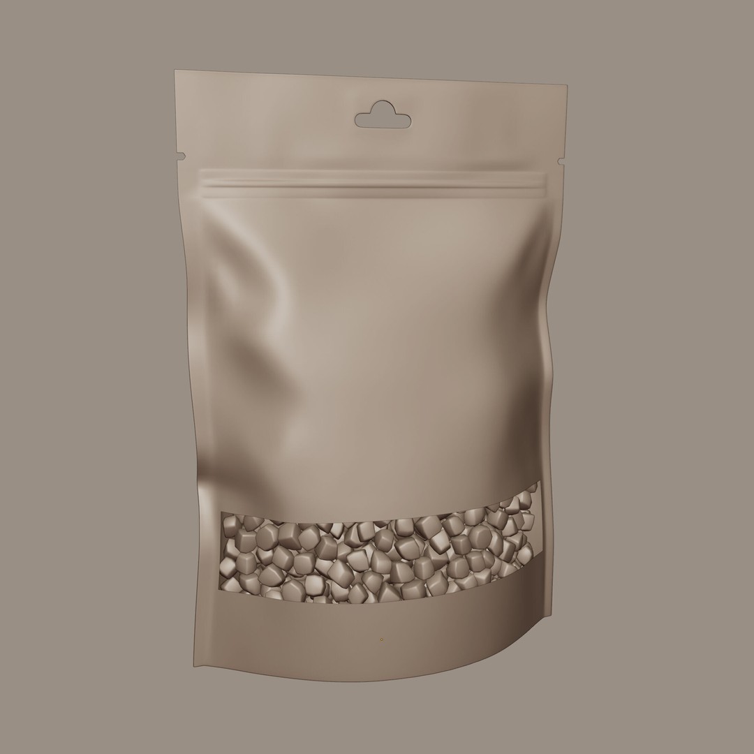 Cat Snacks 3D Model – Realistic Low Poly Pet Treats, FBX - View 9