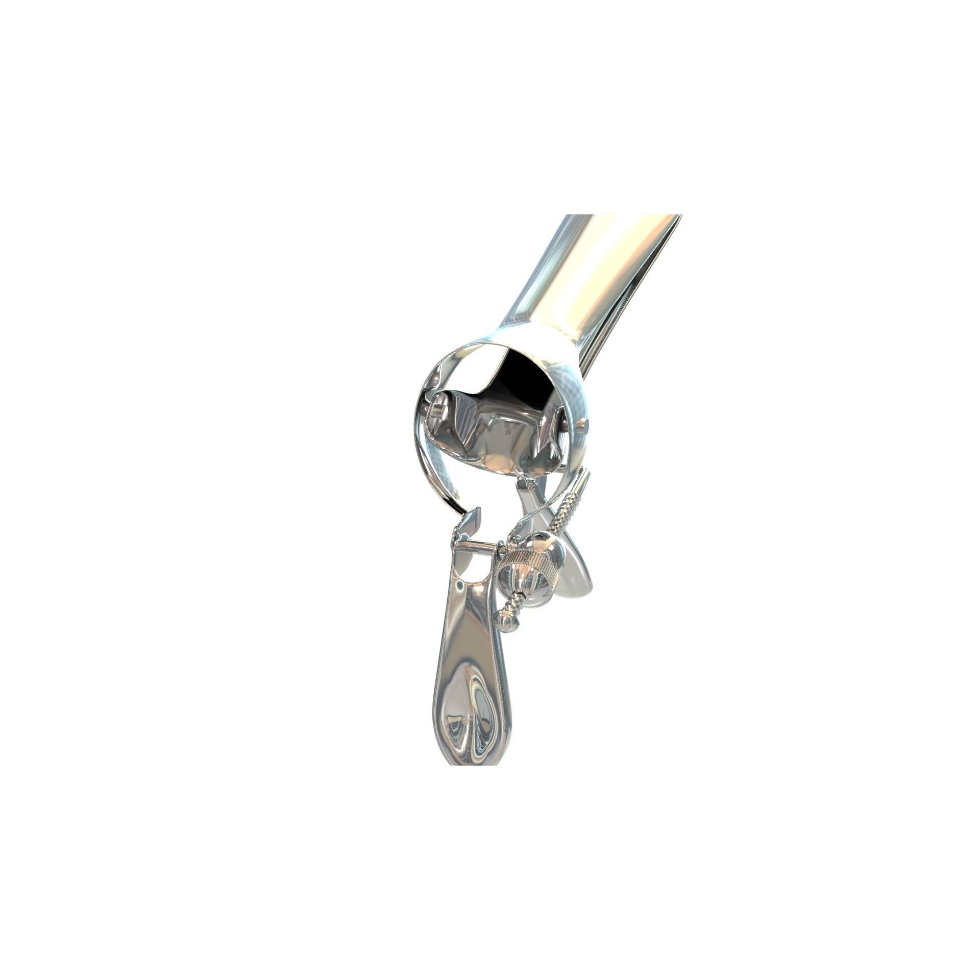 Speculum Stainless Steel Pliers - Rigged 3D Model - View 11