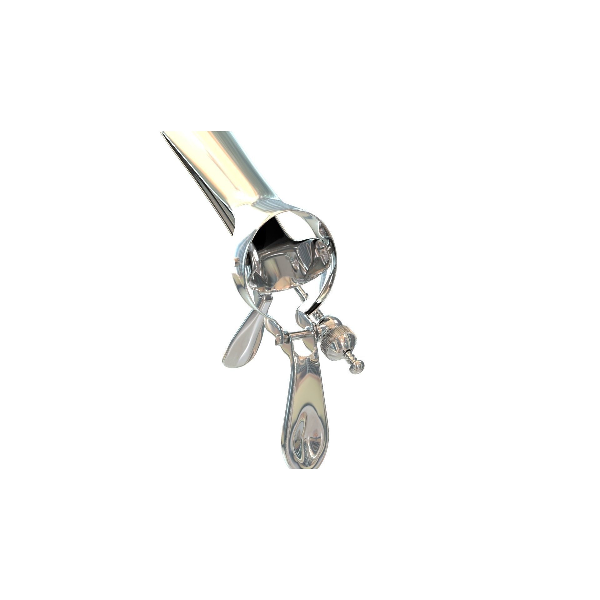 Speculum Stainless Steel Pliers - Rigged 3D Model - View 14