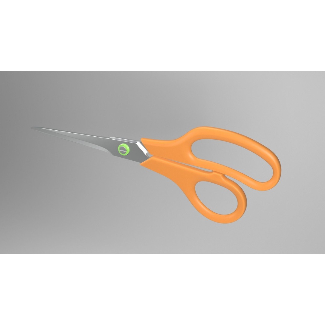 Realistic Scissors 3D Model – PBR Textures, FBX & OBJ Formats - View 10