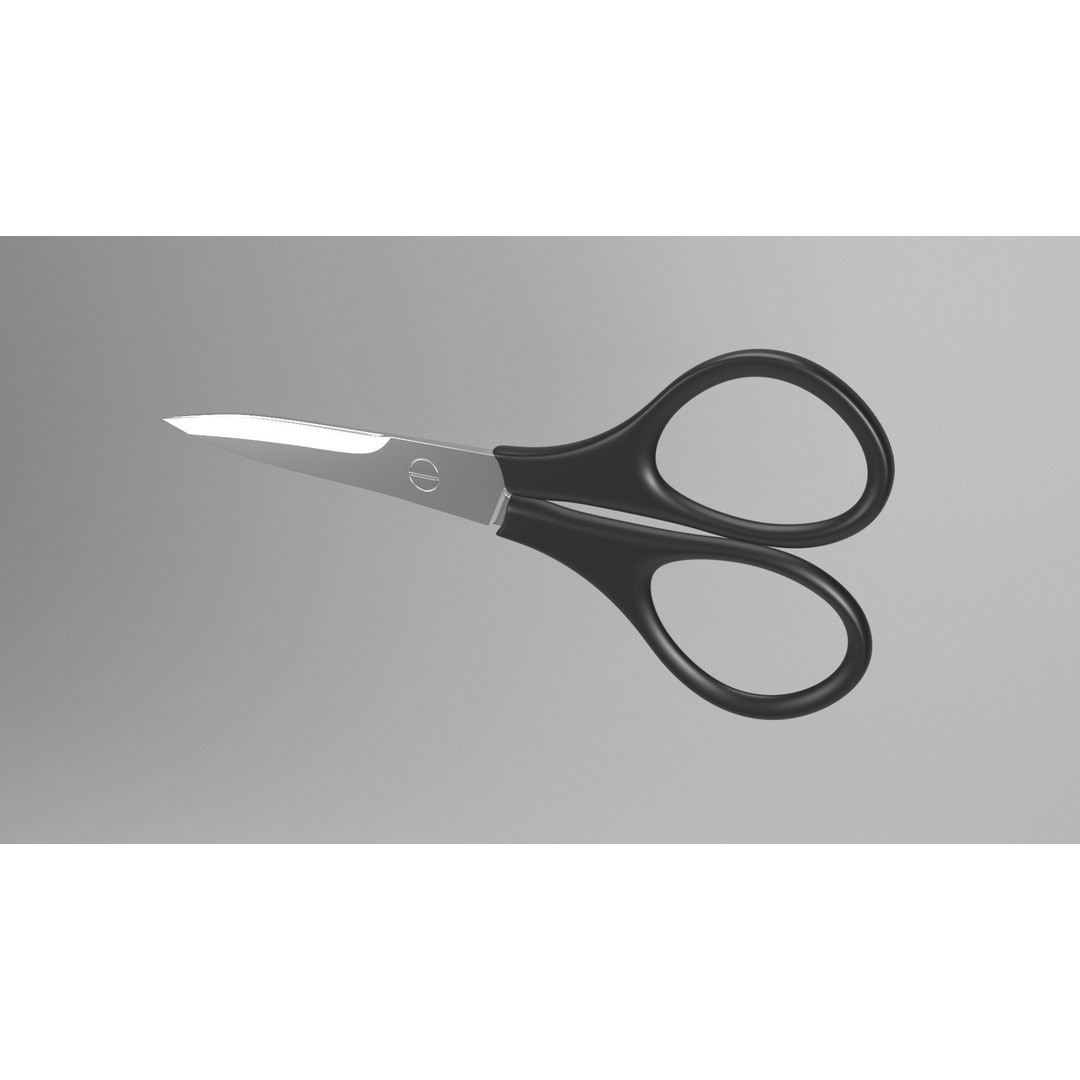 Realistic Scissors 3D Model – PBR Textures, FBX & OBJ Formats - View 13