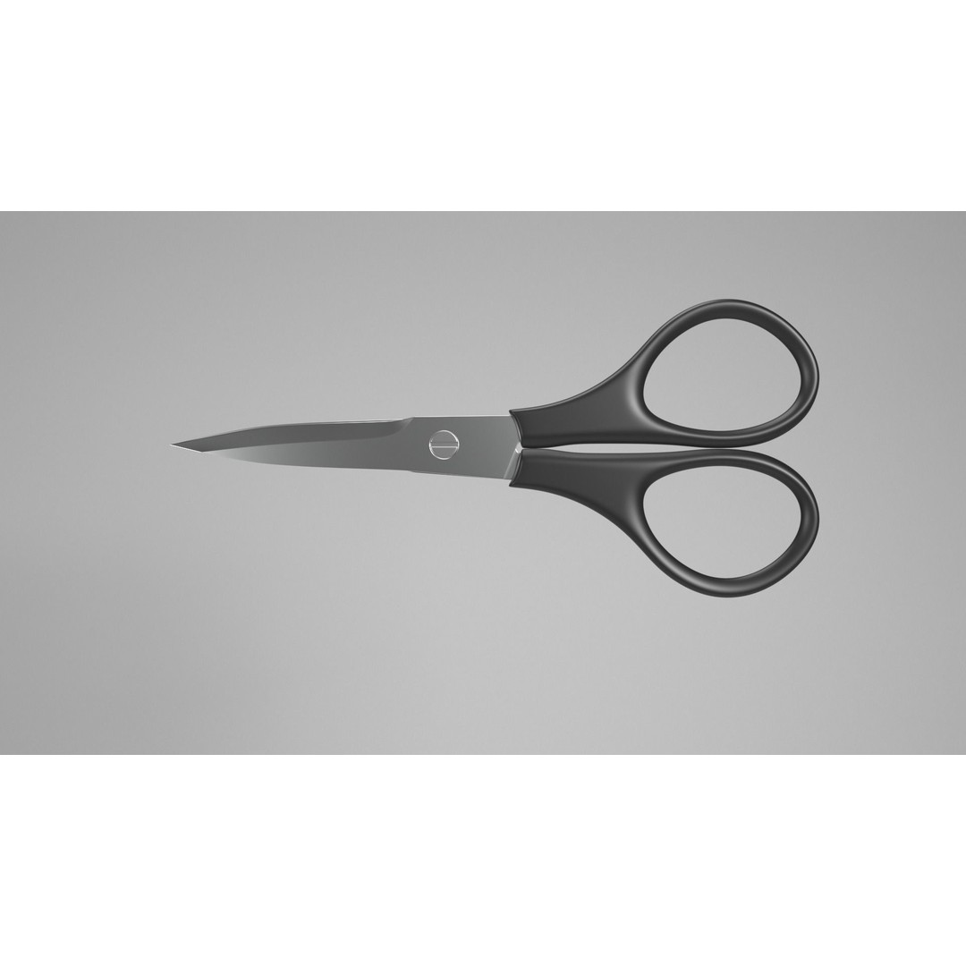Realistic Scissors 3D Model – PBR Textures, FBX & OBJ Formats - View 14