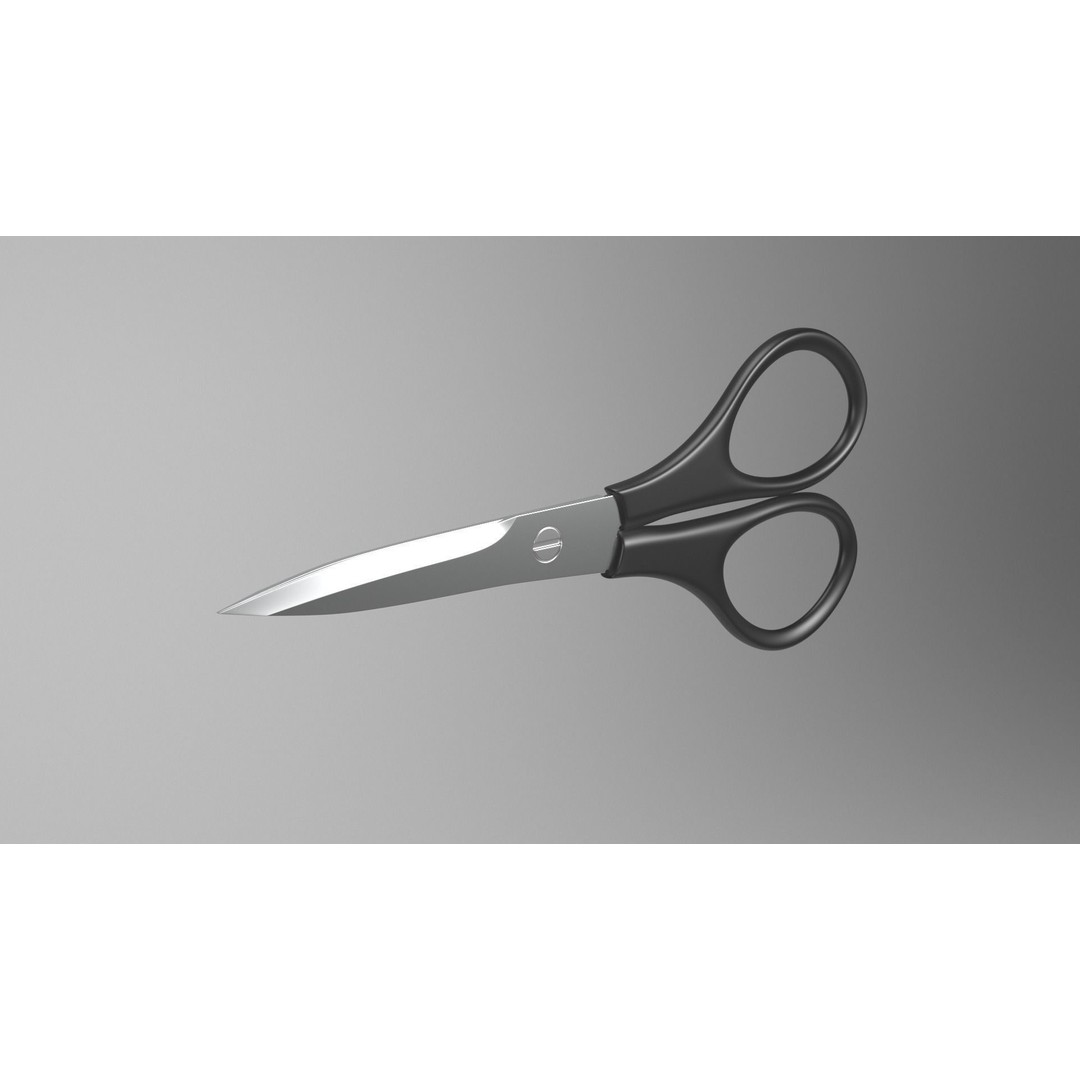 Realistic Scissors 3D Model – PBR Textures, FBX & OBJ Formats - View 15