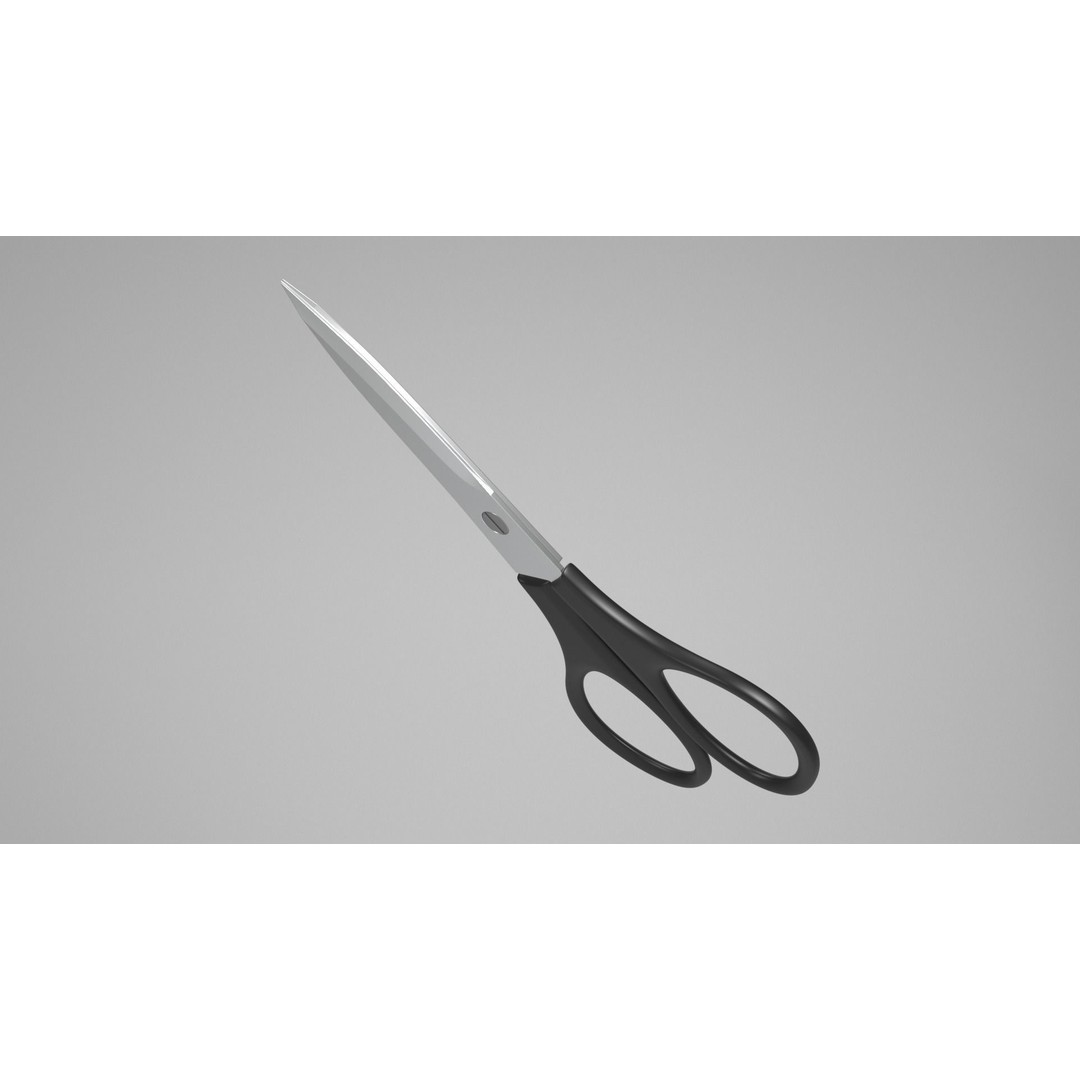 Realistic Scissors 3D Model – PBR Textures, FBX & OBJ Formats - View 16