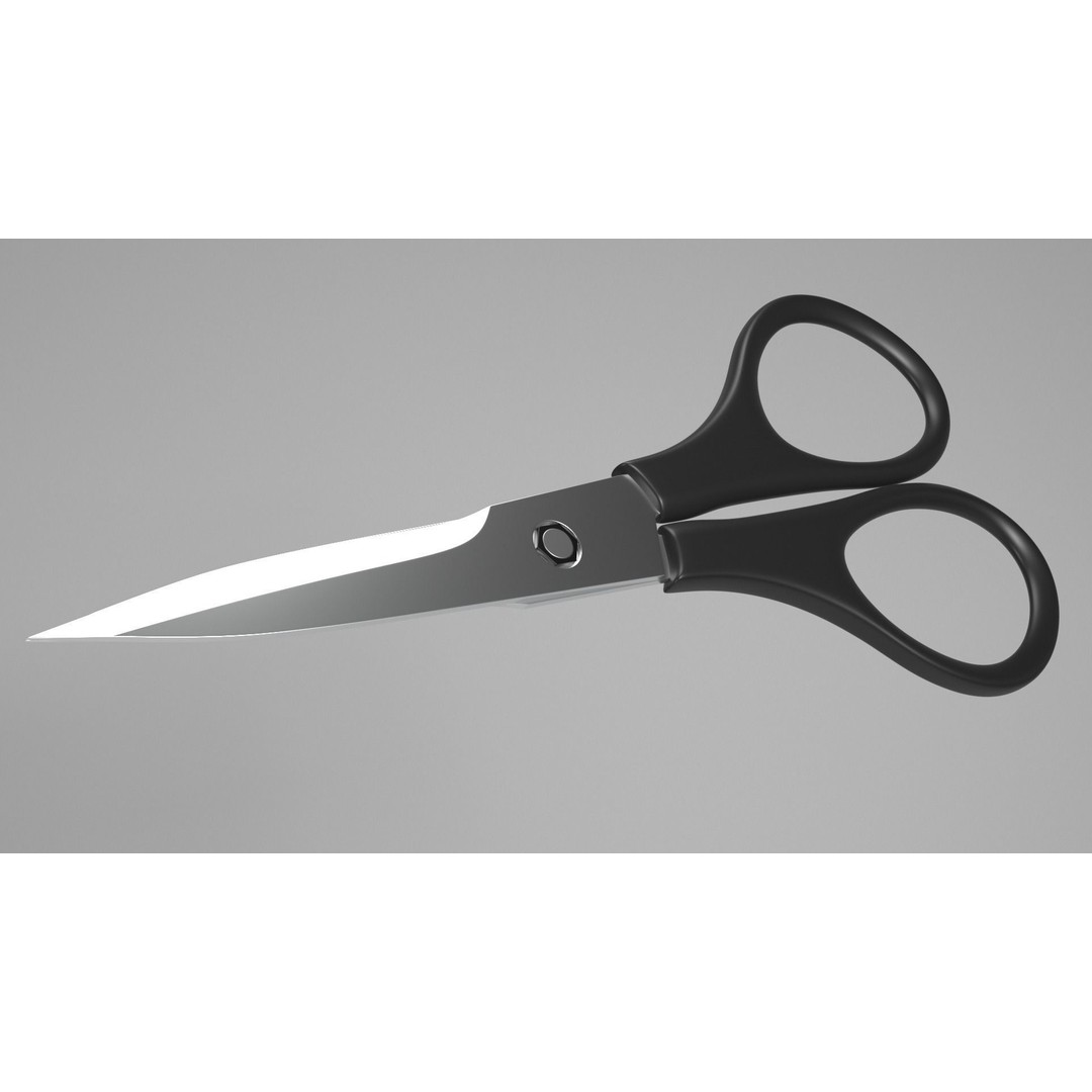 Realistic Scissors 3D Model – PBR Textures, FBX & OBJ Formats - View 17