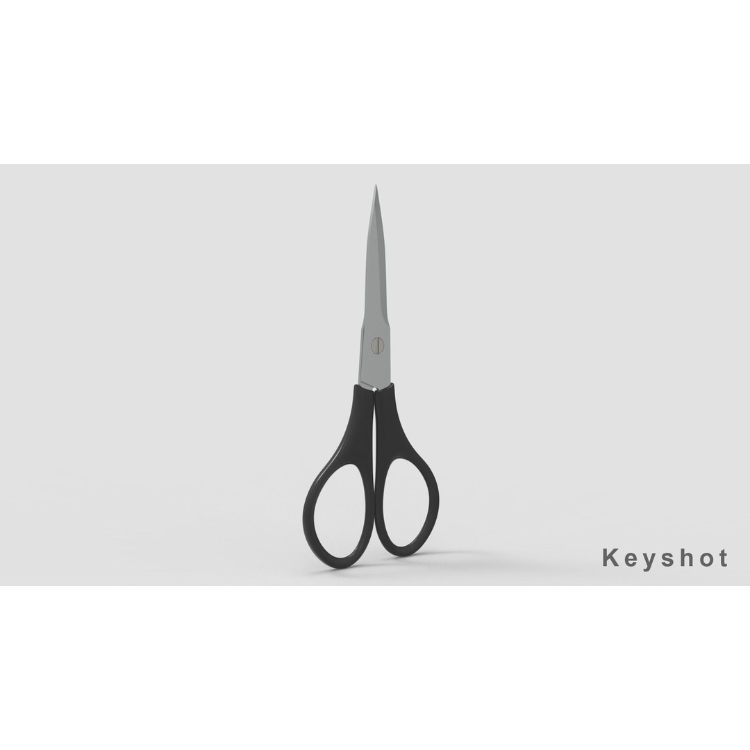 Realistic Scissors 3D Model – PBR Textures, FBX & OBJ Formats - View 22