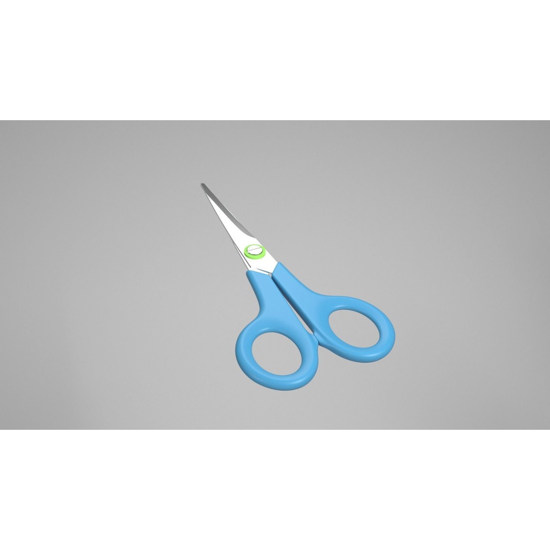 Realistic Scissors 3D Model – PBR Textures, FBX & OBJ Formats - View 25