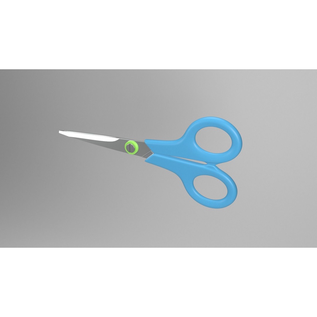Realistic Scissors 3D Model – PBR Textures, FBX & OBJ Formats - View 26