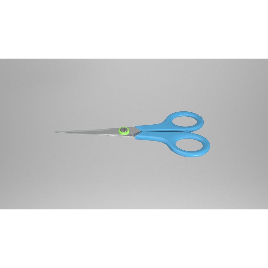 Realistic Scissors 3D Model – PBR Textures, FBX & OBJ Formats - View 27