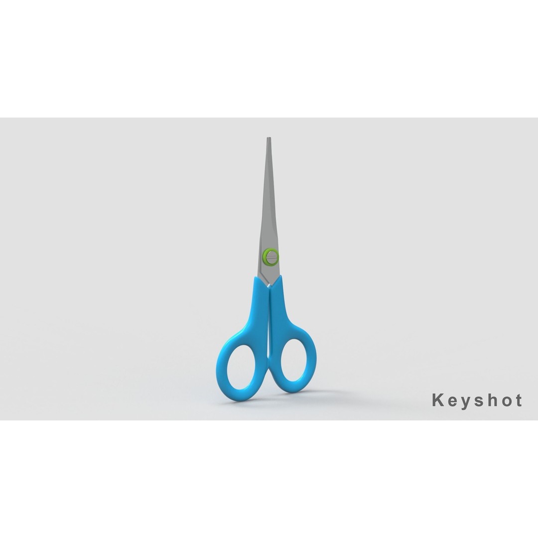 Realistic Scissors 3D Model – PBR Textures, FBX & OBJ Formats - View 32
