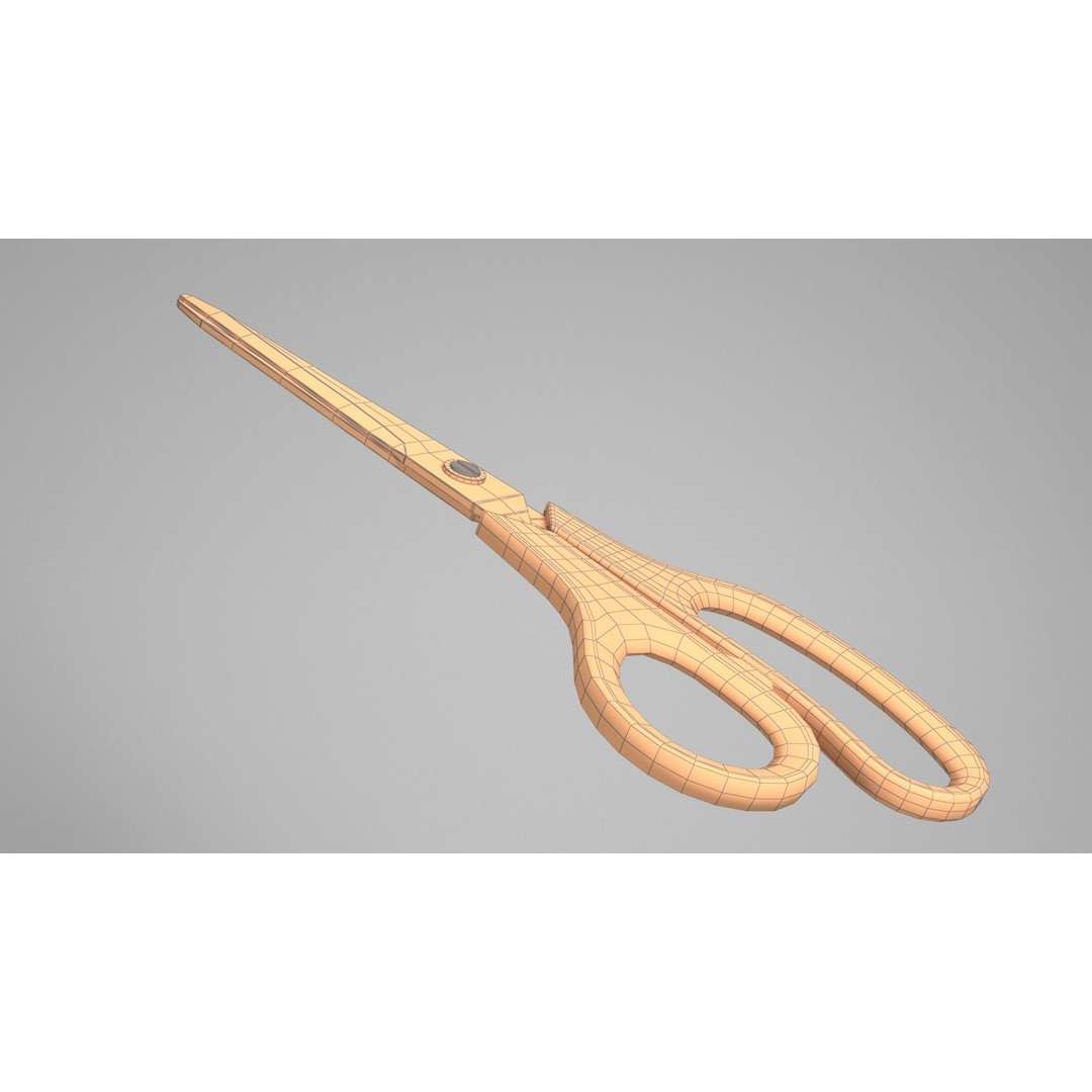 Realistic Scissors 3D Model – PBR Textures, FBX & OBJ Formats - View 37