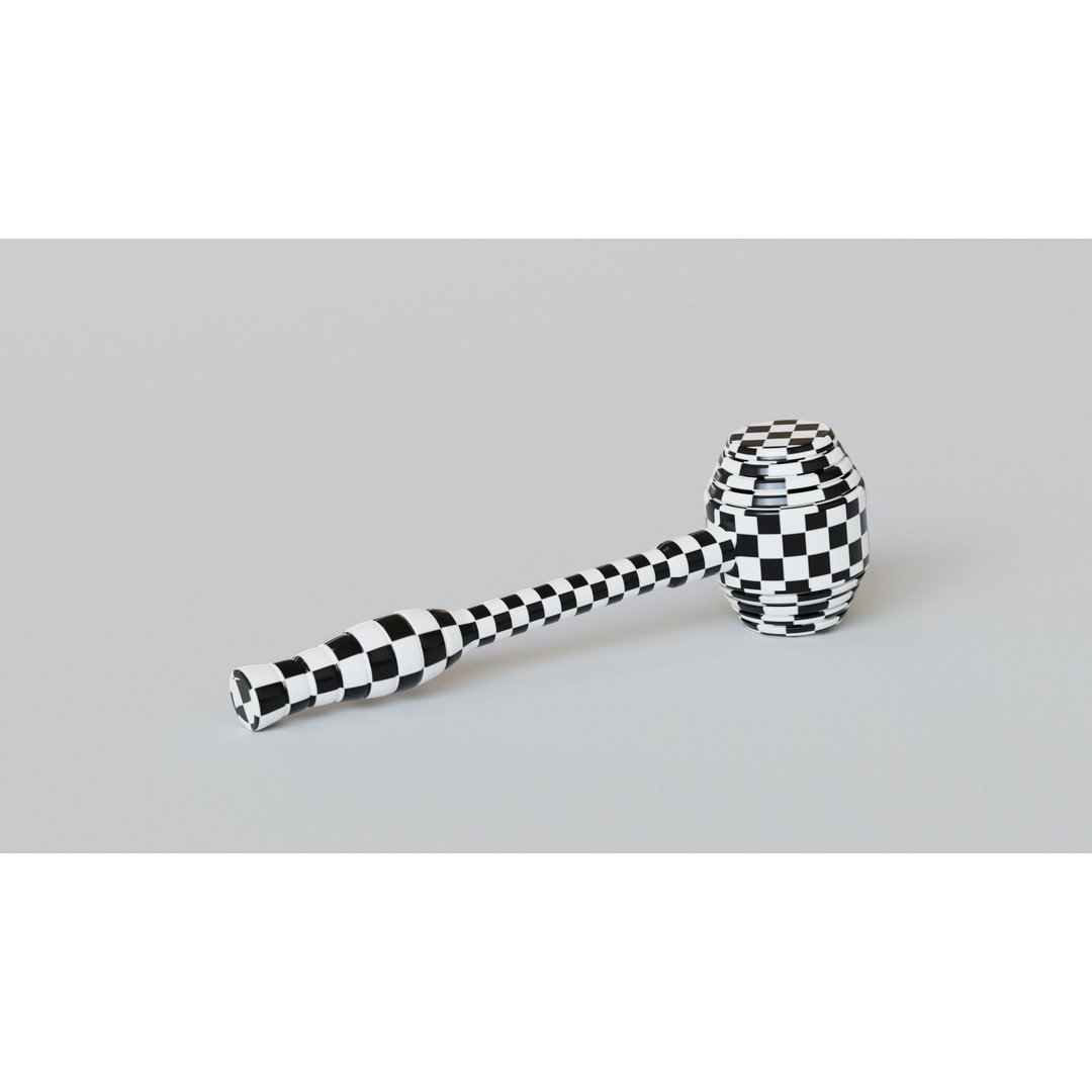 Rubber Coated Hammer 3D Model – High Poly PBR Game Asset, FBX, OBJ - View 16