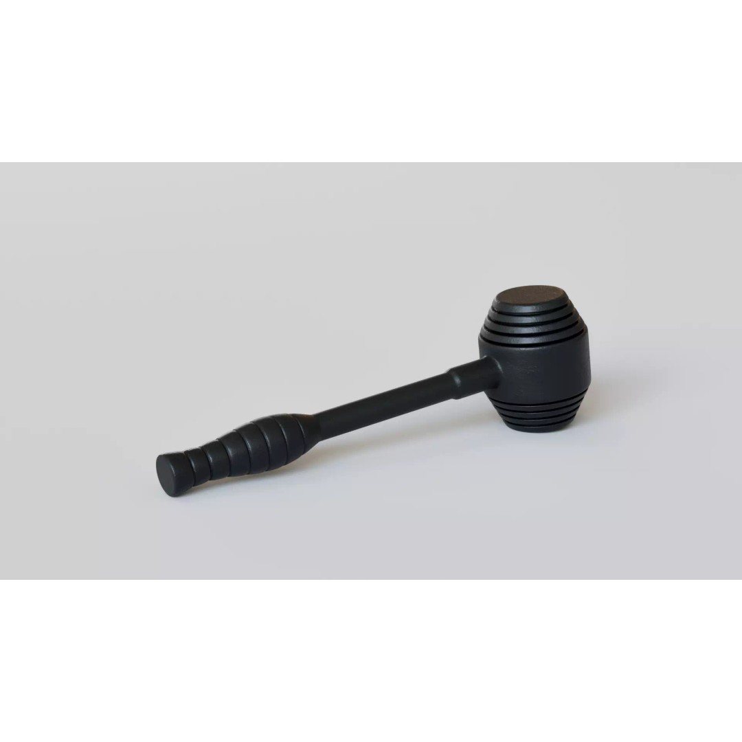 Rubber Coated Hammer 3D Model – High Poly PBR Game Asset, FBX, OBJ - View 2