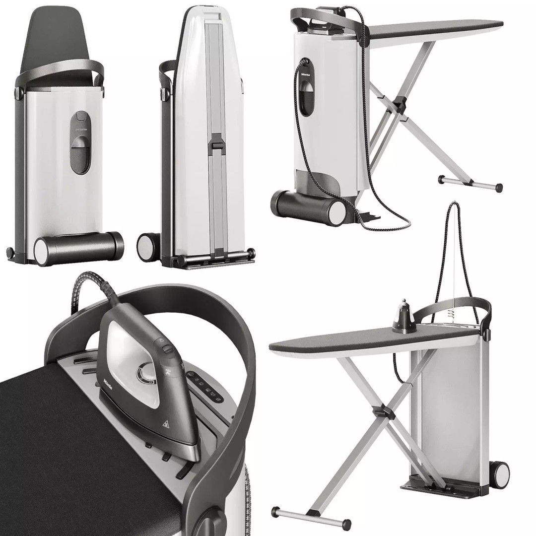 LauraStar Smart and MIELE Ironing Systems 3D Model – PBR Textured, FBX - View 3
