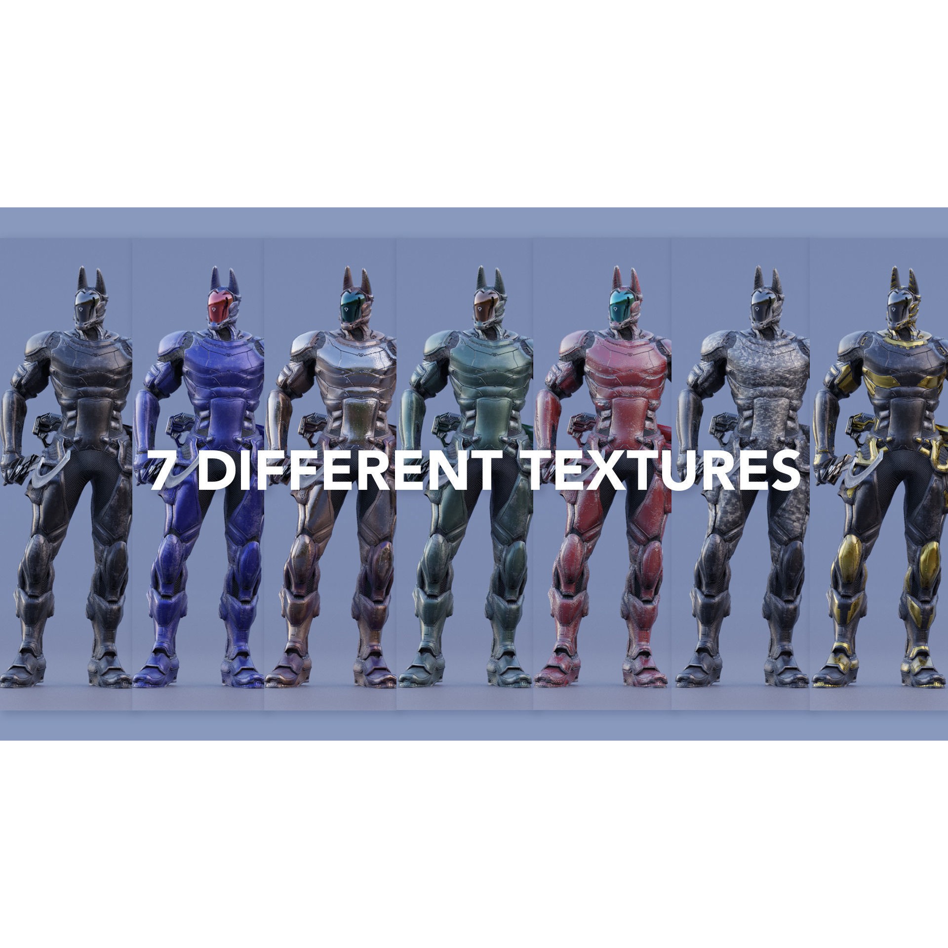 Anubis - Low-Poly Game-Ready 3D Model - View 17