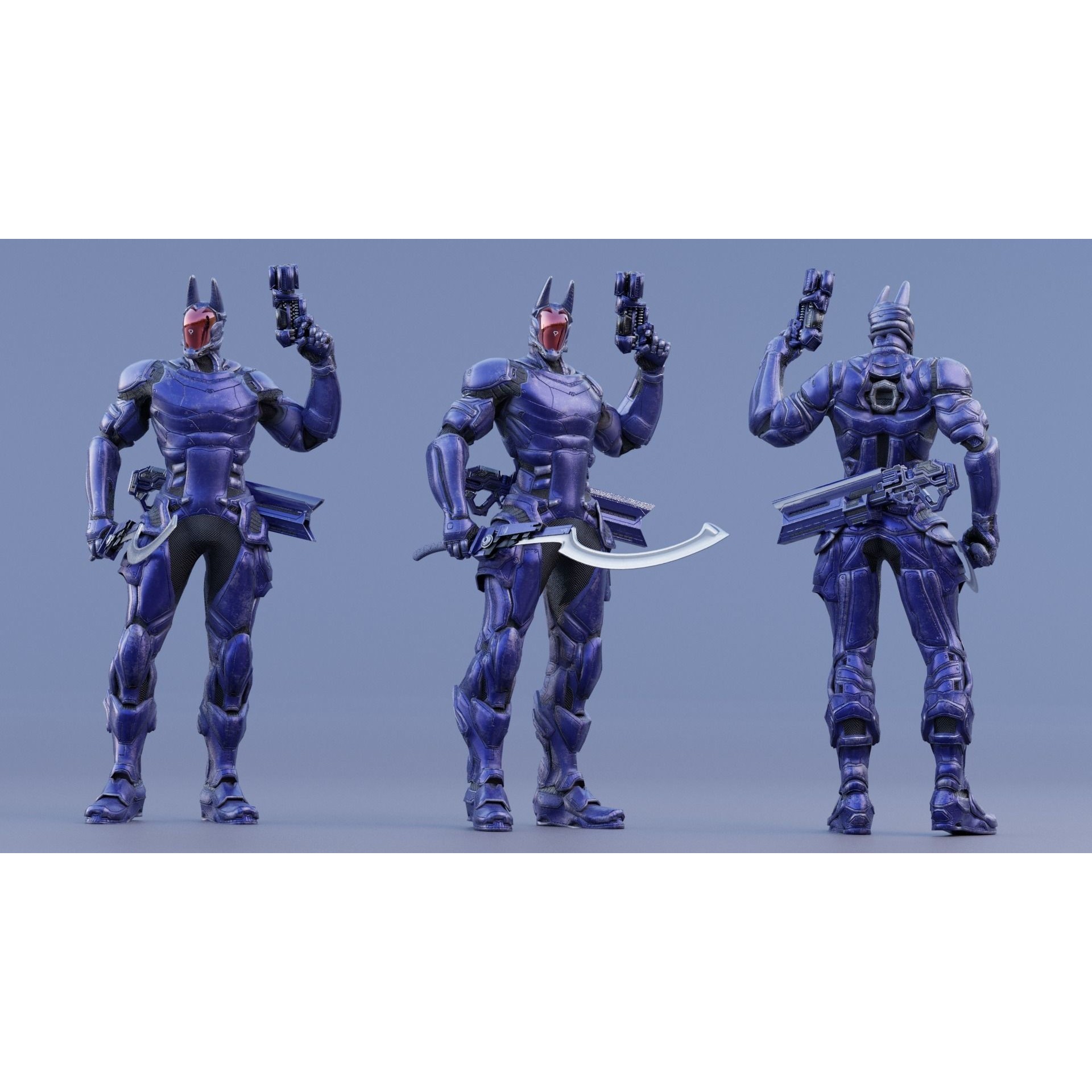 Anubis - Low-Poly Game-Ready 3D Model - View 19