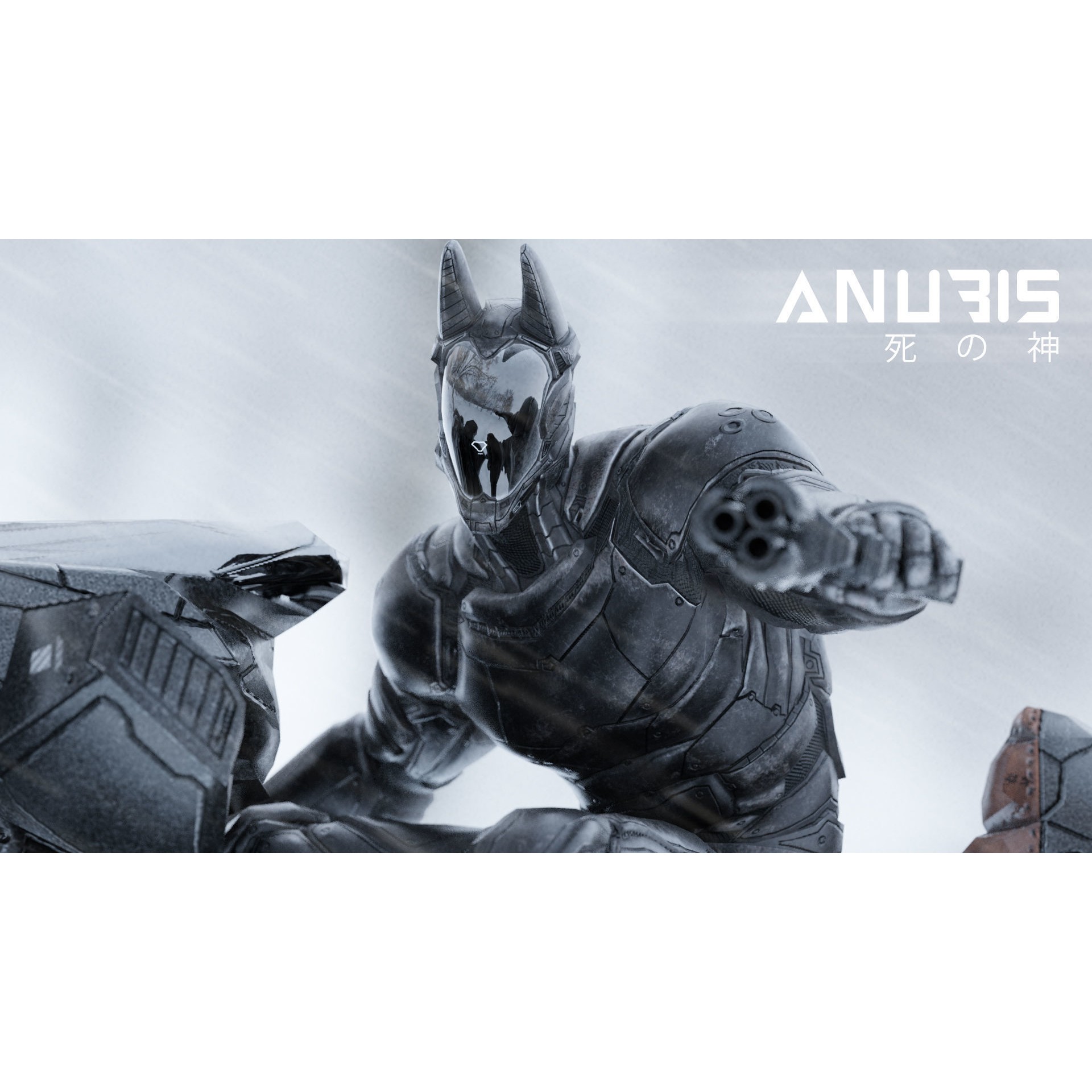 Anubis - Low-Poly Game-Ready 3D Model - View 5