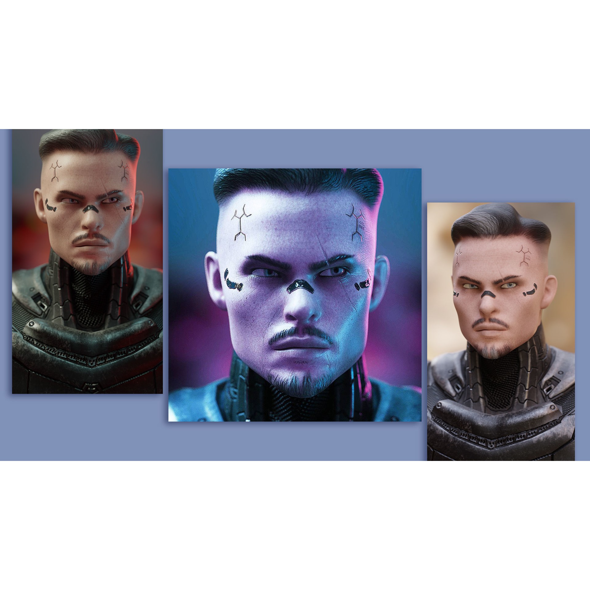 Anubis - Low-Poly Game-Ready 3D Model - View 54