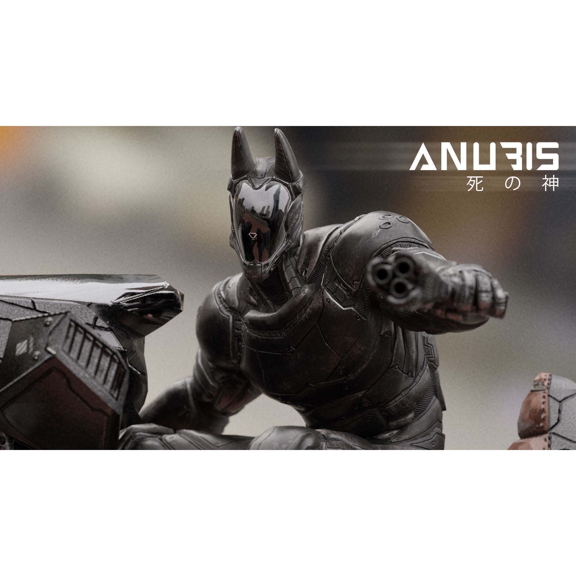 Anubis - Low-Poly Game-Ready 3D Model - View 6