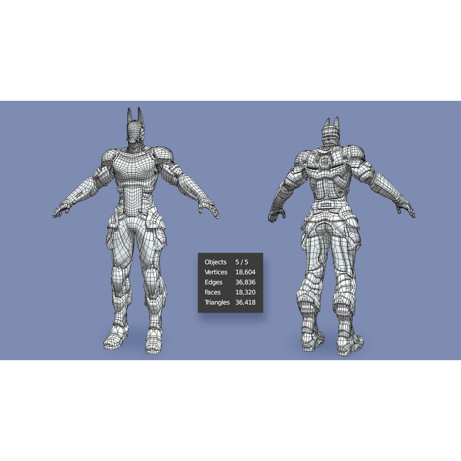 Anubis - Low-Poly Game-Ready 3D Model - View 61