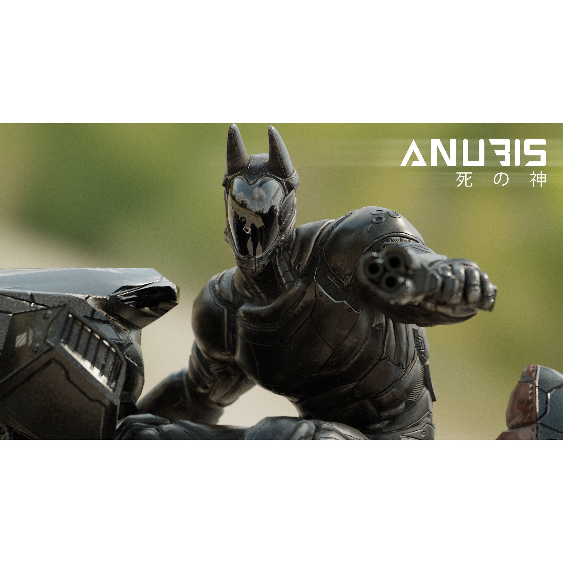 Anubis - Low-Poly Game-Ready 3D Model - View 7