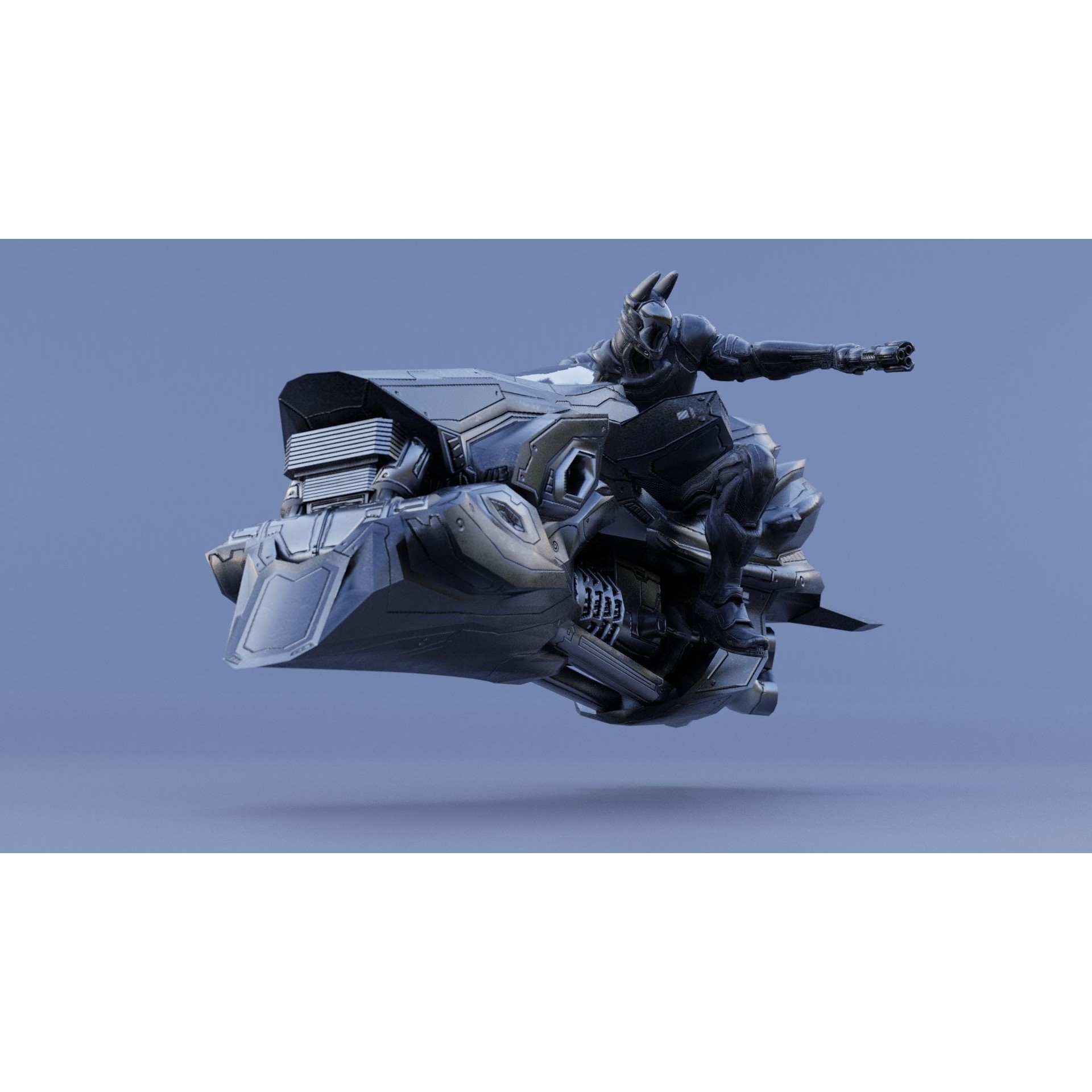 Anubis - Low-Poly Game-Ready 3D Model - View 78