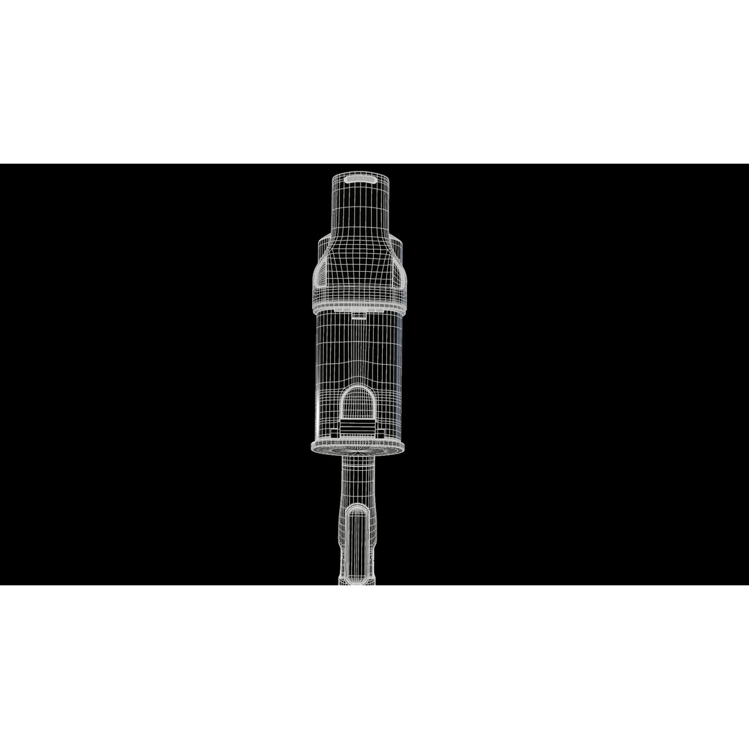 Shark IZ483H Vertex Cordless Vacuum 3D Model – Low Poly PBR Asset, FBX - View 20