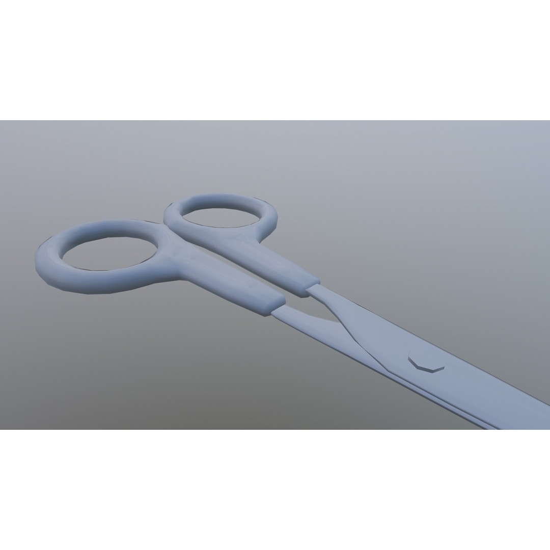 Scissor 3D Model – Low Poly Game-Ready Asset, FBX, Blender