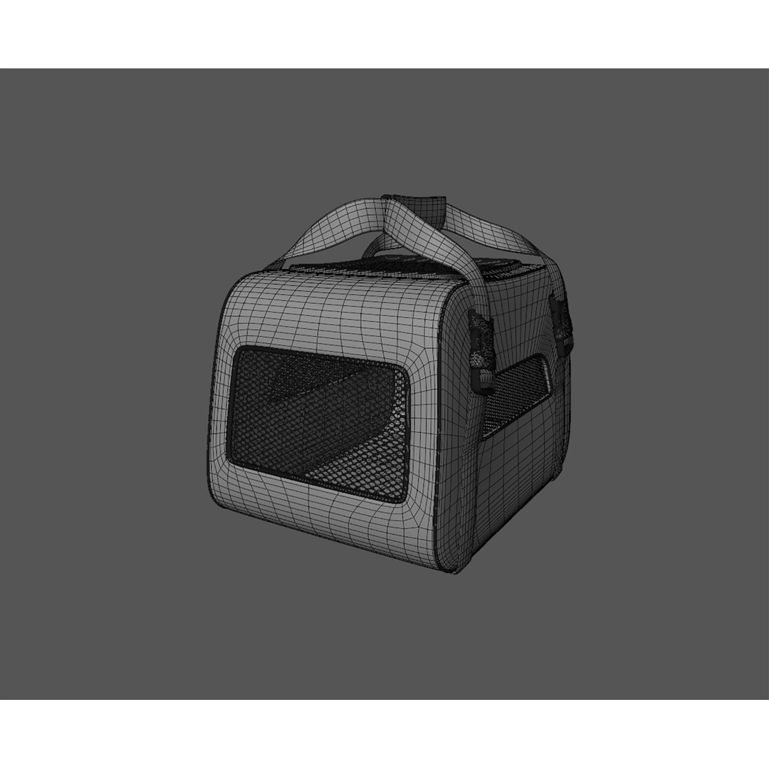 Pet Carrier 3D Model – Realistic Pet Accessories, Blender, FBX
