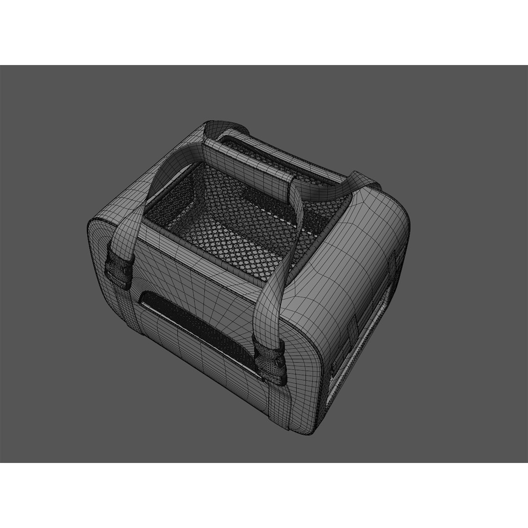 Pet Carrier 3D Model – Realistic Pet Accessories, Blender, FBX - View 20
