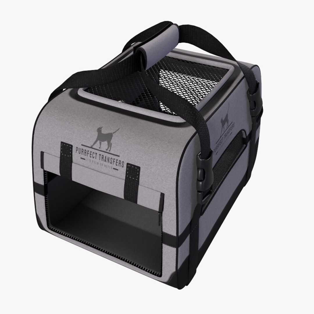 Pet Carrier 3D Model – Realistic Pet Accessories, Blender, FBX - View 3