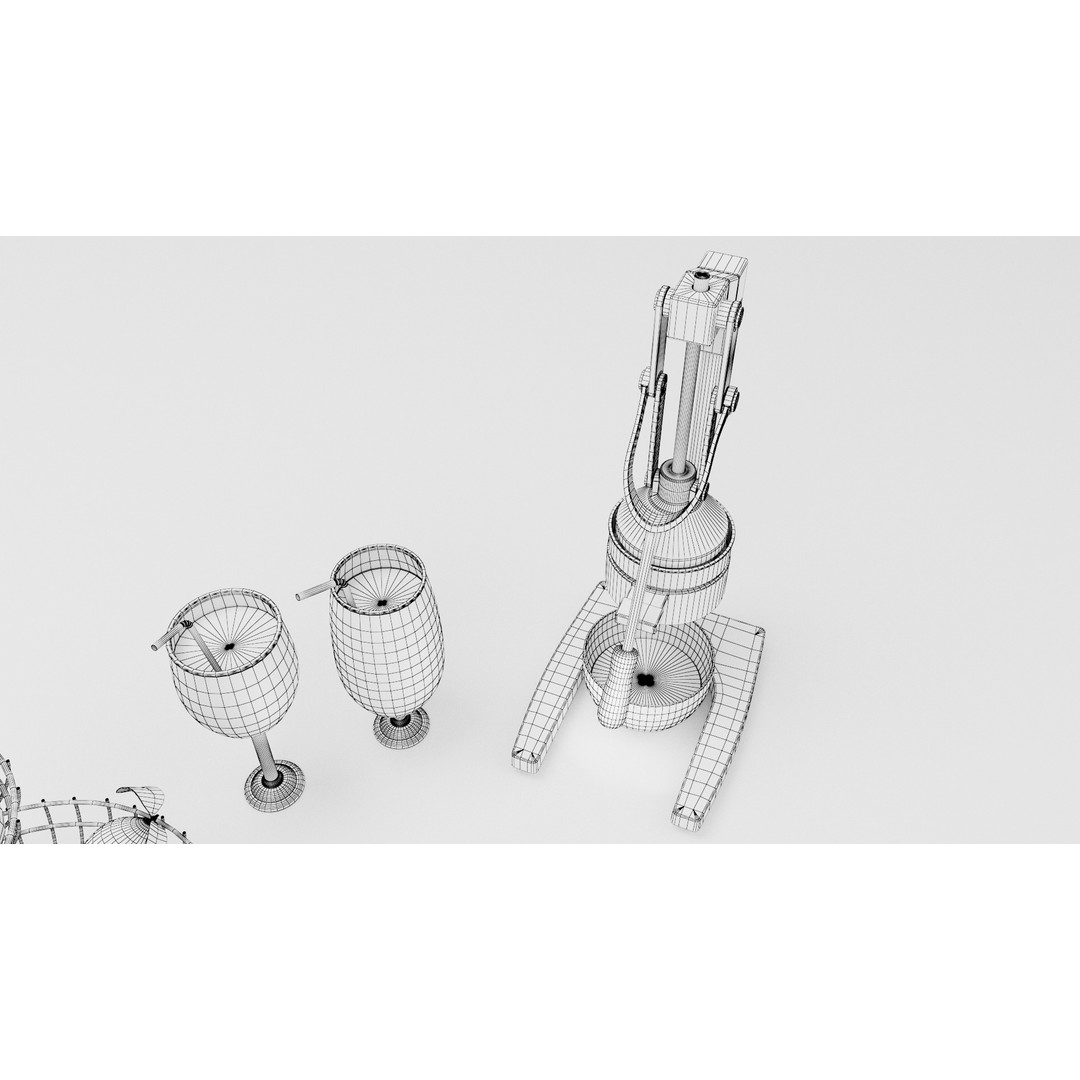 Juicer 3D Model – PBR Textured, FBX Format for Games