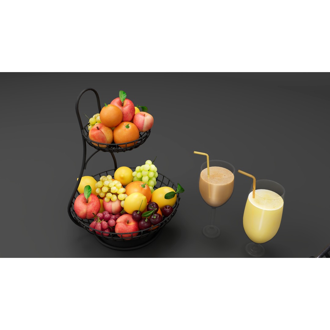 Juicer 3D Model – PBR Textured, FBX Format for Games - View 6