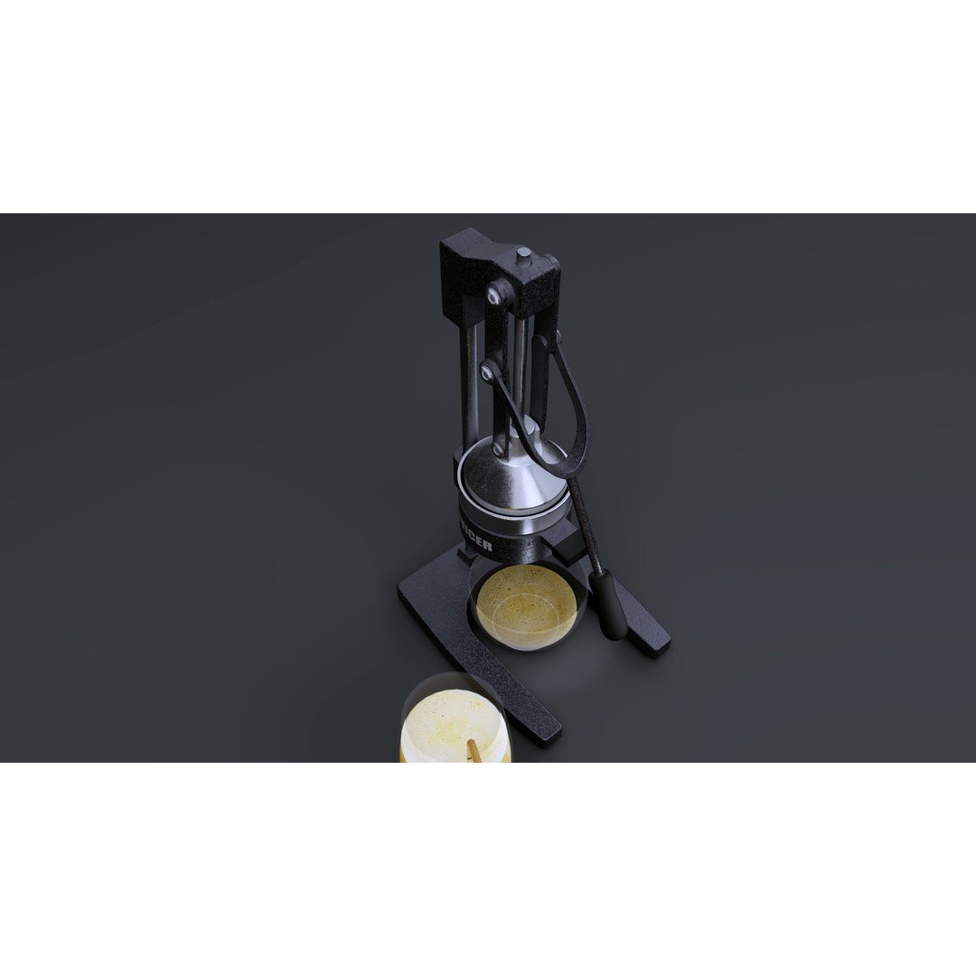 Juicer 3D Model – PBR Textured, FBX Format for Games - View 9