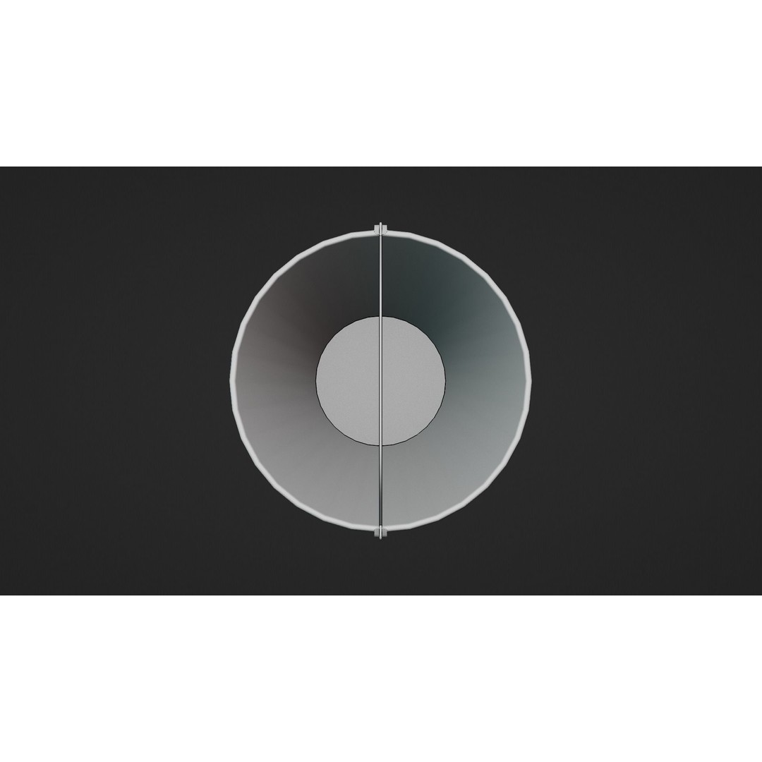Metallic Cone Bucket 3D Model – Low Poly Game Asset, FBX, OBJ