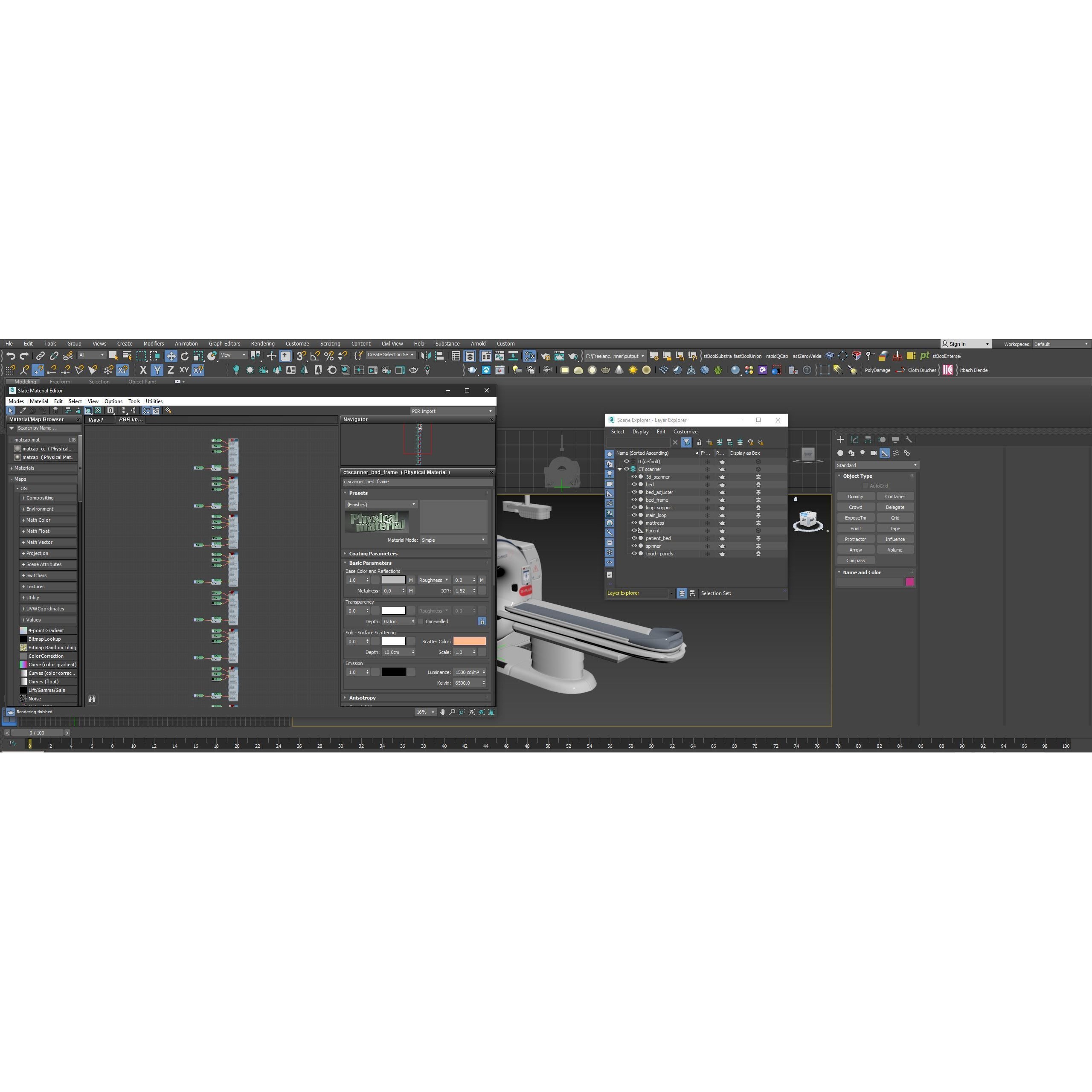 CT Scanner - High-Quality Subdivision Ready 3D Model - View 20